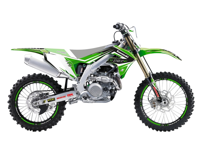BLACKBIRD Dream Graphic 4 Graphic Kit Kawasaki KX450F - 1053780