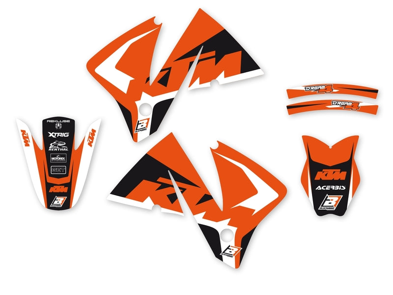BLACKBIRD Dream Graphic 4 Graphic Kit KTM - 1053782