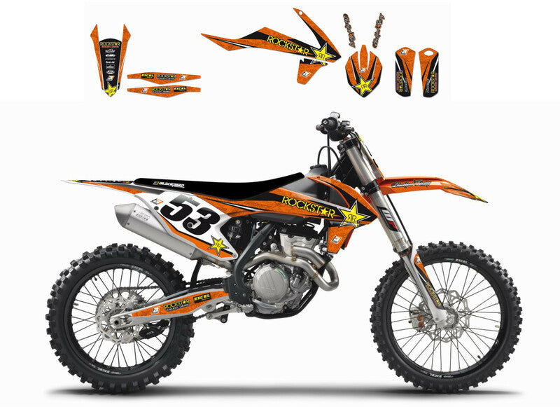 BLACKBIRD Rockstar Energy Graphic Kit KTM SX/SX-F/EXC