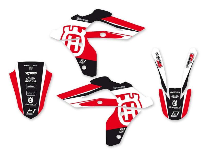 BLACKBIRD Dream Graphic 4 Graphic Kit Husqvarna - 1053825