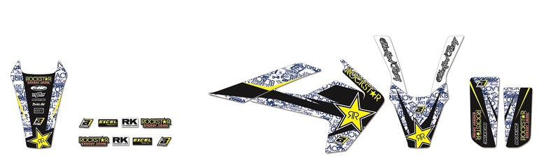 BLACKBIRD Rockstar Energy Graphic Kit Husqvarna TC/FC TE/FE - 1053830