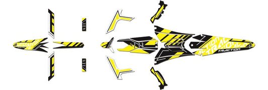 BLACKBIRD Trial Traction Graphics One/Raga Complete Graphic kit