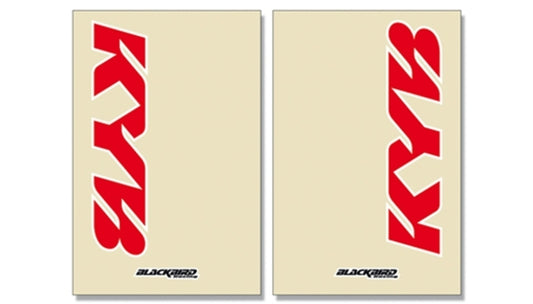 BLACKBIRD Kayaba Fork Graphic Kit Clear