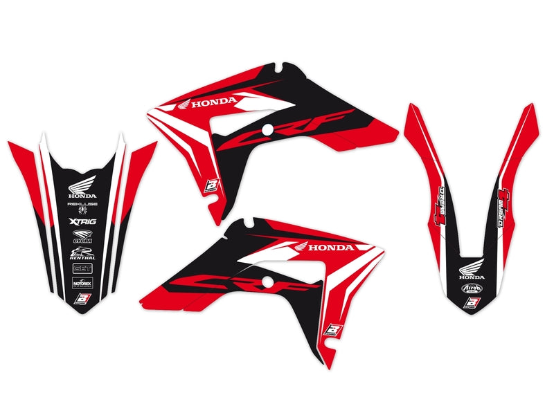 BLACKBIRD Dream Graphic 4 Complete Graphic Kit Honda CRF250/450R/RX