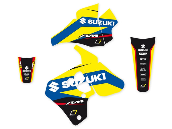BLACKBIRD Dream Graphic 4 Complete Graphic Kit Suzuki RM80
