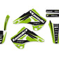BLACKBIRD Dream Graphic 4 Complete Graphic Kit Kawasaki KX125