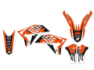 BLACKBIRD Dream Graphic 4 Complete Graphic Kit Kawasaki KX125/250 - 1053972