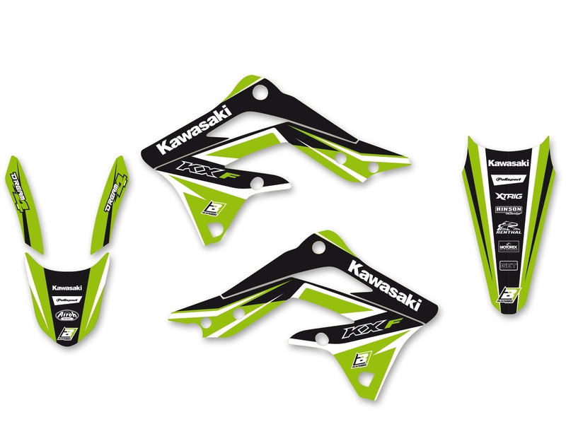 BLACKBIRD Dream Graphic 4 Complete Graphic Kit Kawasaki KX450F - 1053979