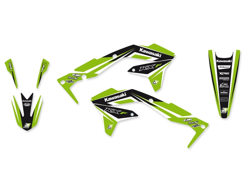 BLACKBIRD Dream Graphic 4 Complete Graphic Kit Kawasaki KX450F - 1053982