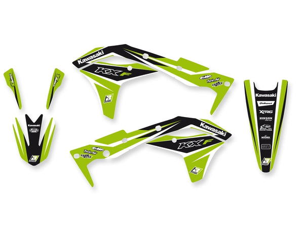 BLACKBIRD Dream Graphic 4 Complete Graphic Kit Kawasaki KX250F - 1053984