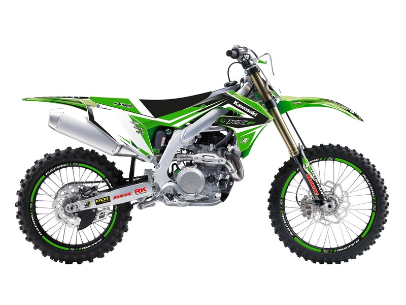 BLACKBIRD Dream Graphic 4 Complete Graphic Kit Kawasaki KX450F - 1053987