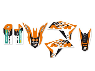 BLACKBIRD Dream Graphic 4 Complete Graphic Kit KTM SX50 - 1053996