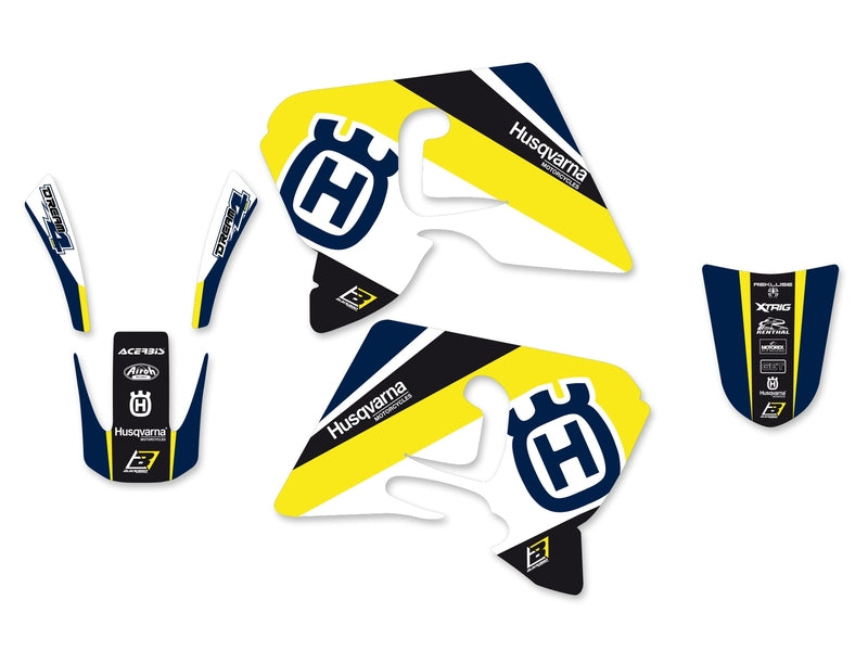 BLACKBIRD Dream Graphic 4 Complete Graphic Kit Husqvarna - 1054013