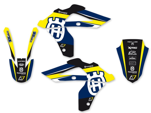 BLACKBIRD Dream Graphic 4 Komplettes Grafikset Husqvarna – 1054016