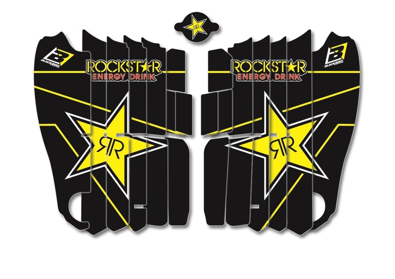 BLACKBIRD Rockstar Energy Radiator Louvers Graphic Kit Yamaha YZ450F