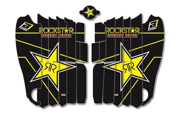 BLACKBIRD Rockstar Energy Kühlerlamellen-Grafikkit Yamaha YZ450F