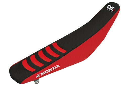 BLACKBIRD Double Grip 3 Seat Cover Black/Red Honda