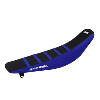 BLACKBIRD Zebra Seat Cover black/blue Yamaha YZ125/250