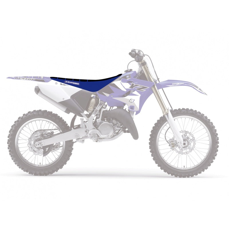 BLACKBIRD Zebra Seat Cover black/blue Yamaha YZ125/250