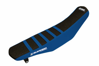 BLACKBIRD Zebra Seat Cover Blue/Black Yamaha YZ450F