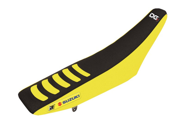 BLACKBIRD Double Grip 3 Seat Cover Yellow/Black Suzuki RM-Z450 - 1054298