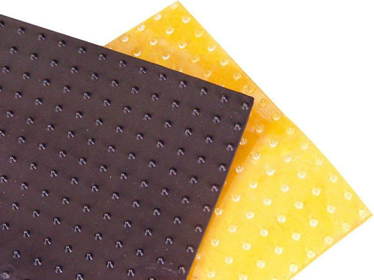 BLACKBIRD Non-Slip Adhesive 25x18cm Long Spikes Black