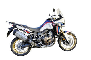 BIHR Adventure-Lenker aus schwarzem Aluminium für Honda Africa Twin CRF1000L DCT ABS 