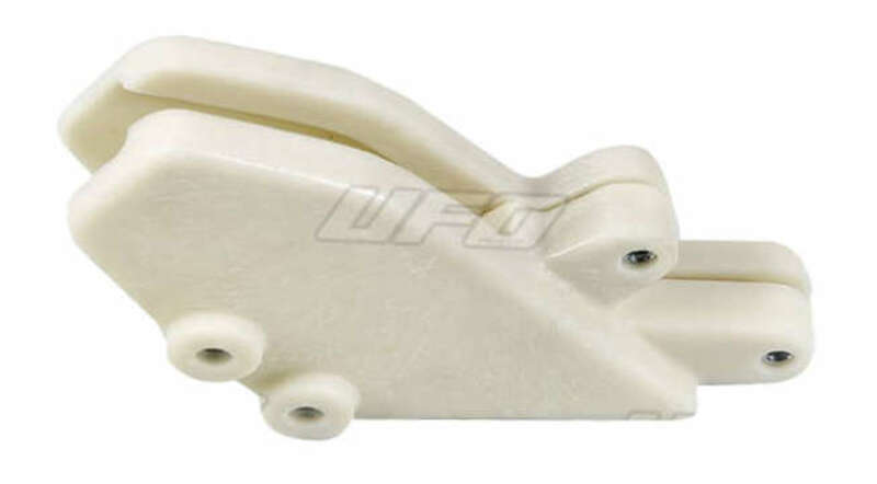 UFO Chain Guide Translucent White Kawasaki KX125/250