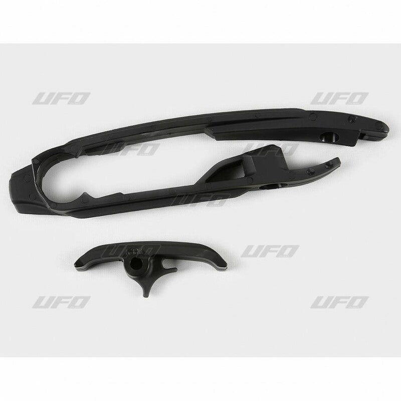 UFO Chain Slider + Lower Chain Sliding Piece Kit Black KTM - 1055720