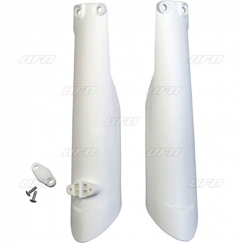UFO Fork Guards White Husqvarna TC/FC