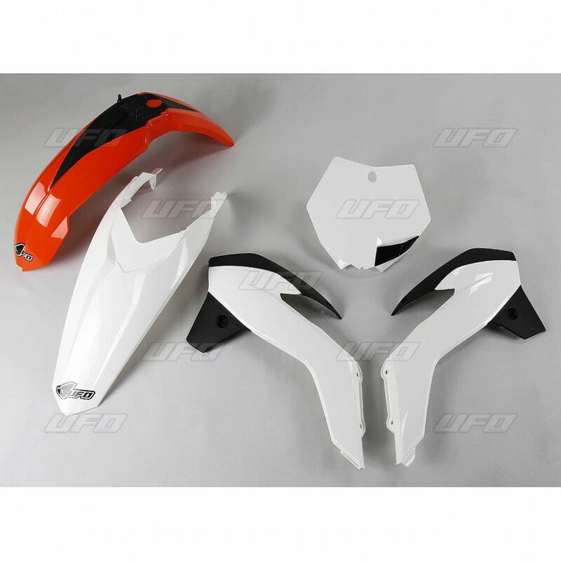 UFO Plastic Kit OEM Color (2017) Orange/White/Black KTM SX85
