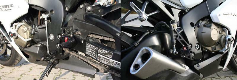 MULTI-POSITION REARSETS FOR CBR1000RR '08