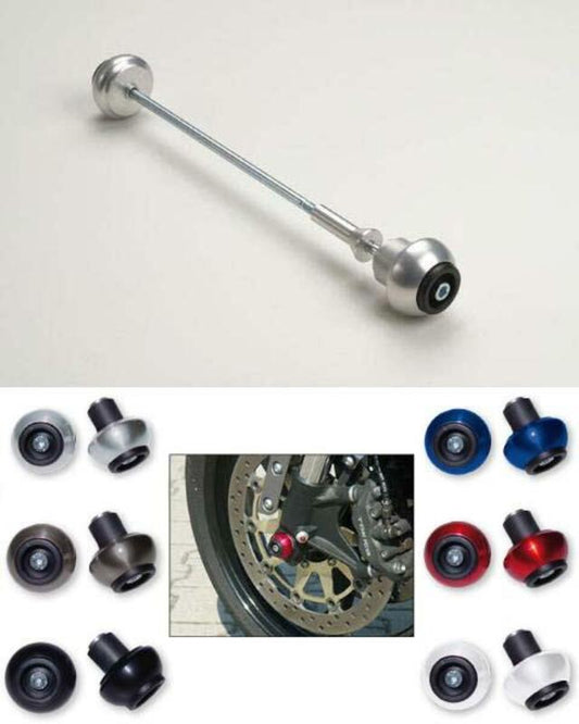 BLACK REAR CRASH BALL LSL FOR APRILIA