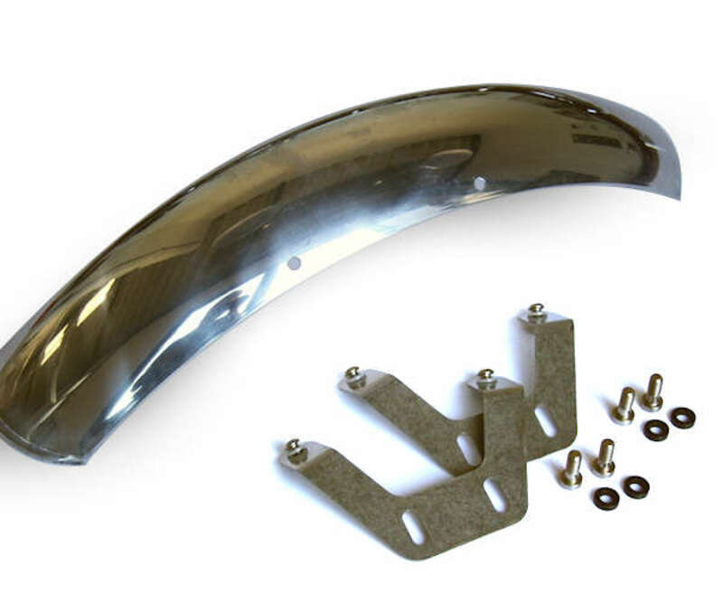 LSL Clubman Front Fender Aluminium 18'' Kawasaki W650/800