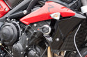 LSL Crash Pad Mounting Kit Black Triumph 675 Street Triple
