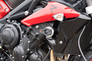 LSL Crash Pad Mounting Kit Black Triumph 675 Street Triple