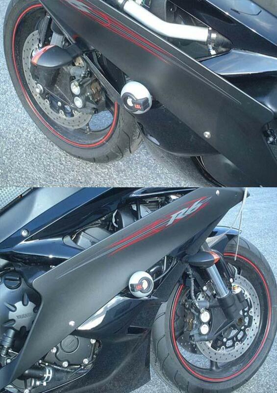 LSL Crash Pad Kit For YZF-R6 '06-07 AND FZ8, FAZER8 10-11