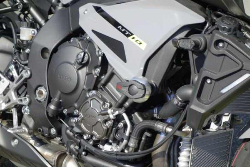 LSL Crash-Pads Mounting Kit Aluminum Black Yamaha MT-10