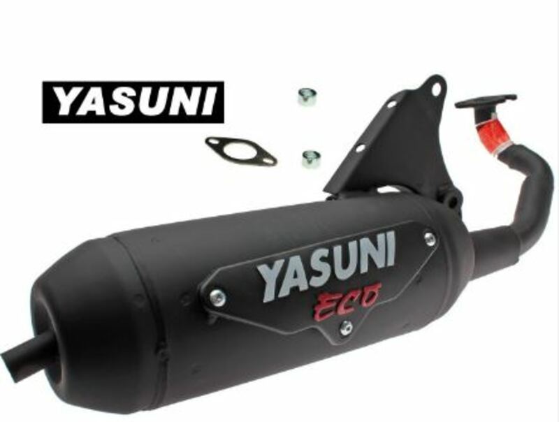YASUNI Eco Full Exhaust System - Steel Black - 1056908
