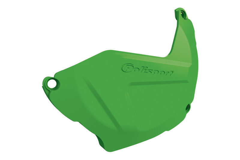 POLISPORT Clutch Cover Protector Green Kawasaki KX250F