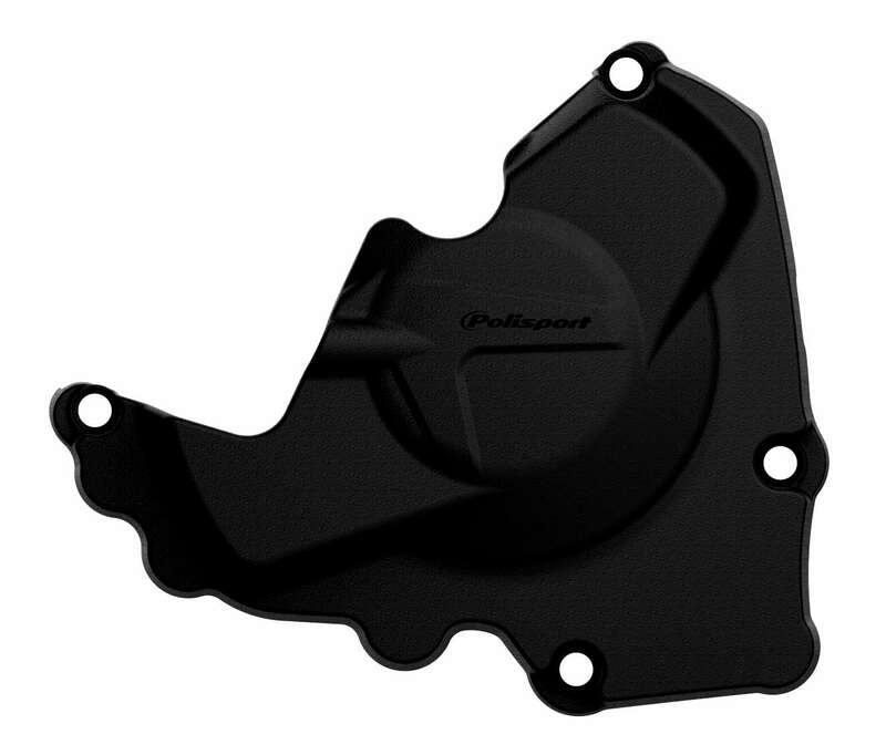 POLISPORT Ignition Cover Protector Black Honda CRF250R