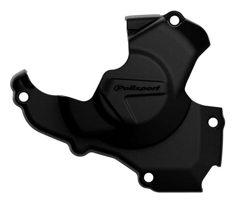 POLISPORT Ignition Cover Protector Black Honda CRF450R