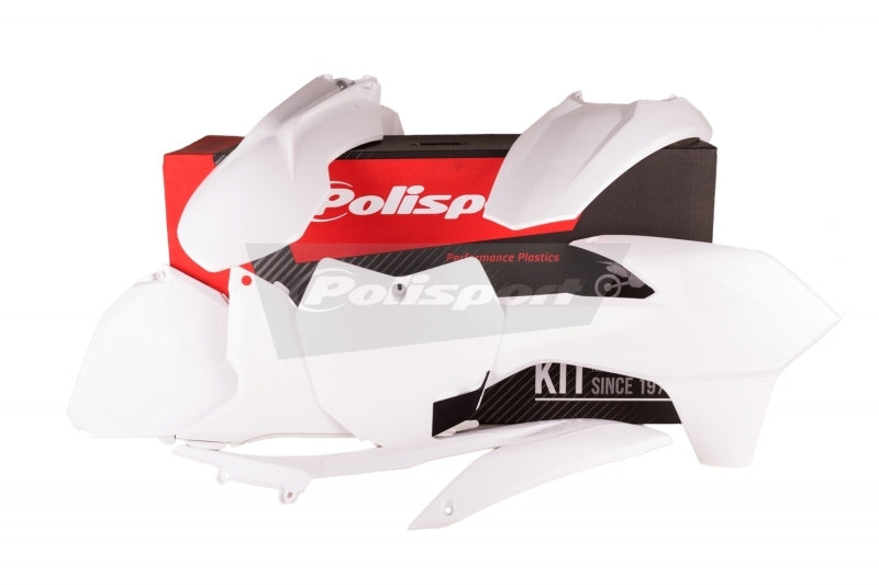 POLISPORT Plastic Kit White KTM - 1057644