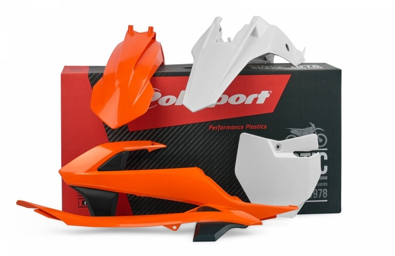 POLISPORT Plastic Kit with Airbox Cover/Side Panels OEM Color (2016) KTM SX65