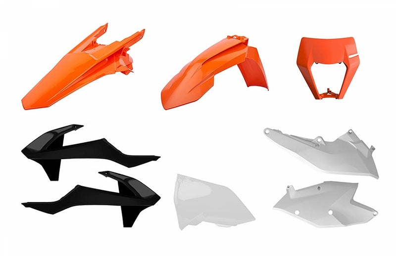 POLISPORT Enduro Plastic Kit OEM Color (2018) KTM EXC/EXC-F