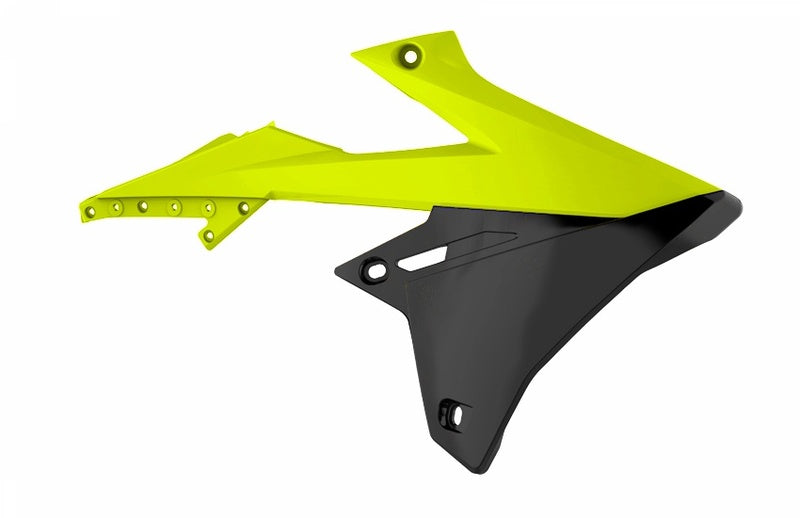 POLISPORT Radiator Covers Neon Yellow Suzuki RM-Z450