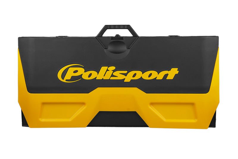 POLISPORT yellow/black Foldable Bike Mat