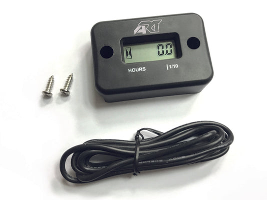 ART Hour Meter With Wire Black