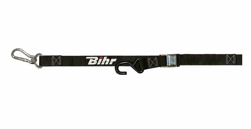 BIHR Hook Straps with Snap Black
