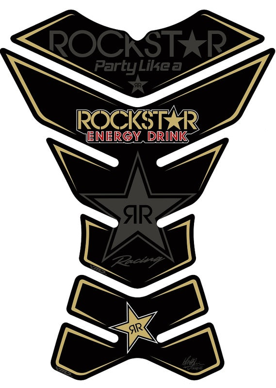 MOTOGRAFIX Tank Pad 3pcs Rockstar Energy